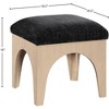 Meridian Furniture,Lawson Chenille Fabric Upholstered Ottoman - 4 of 4