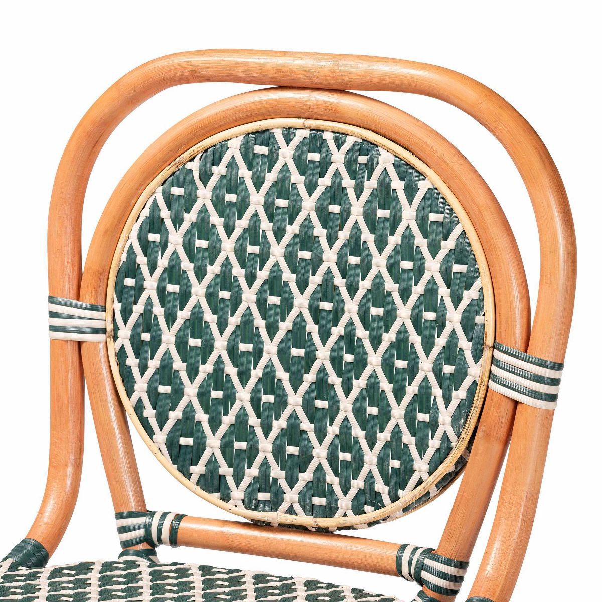 bali & pari Mattie Rattan Bistro Counter Stool with Backrest Natural - thumbnail 5
