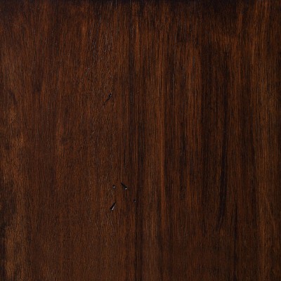 Myrtle 24" Mahogany Swivel Counter Stool with Sedge Weave Seat