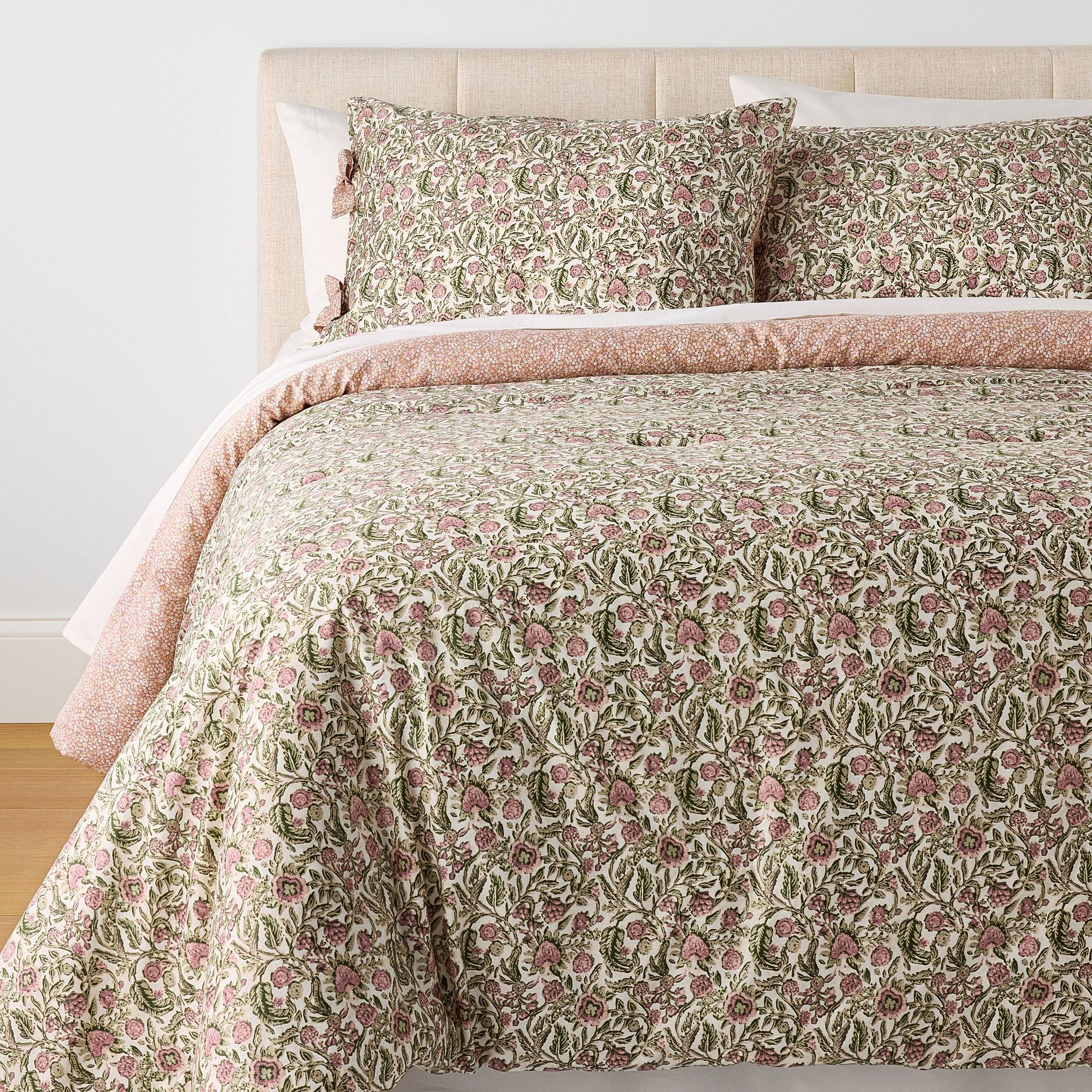 3pc Reversible Floral Comforter Set - Threshold™ designed with Studio McGee