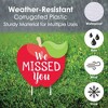 Big Dot of Happiness We Missed You - Yard Sign and Outdoor Lawn Decorations - Back to School Classroom Yard Signs - Set of 8 - 3 of 4