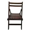 KTMBDW Folding Bohemian Wooden Chairs with Backs, Modern Retro Folding Dining Chairs, 220 lb. Static Weight Capacity - 3 of 4