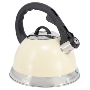 Mr. Coffee Clarefield 2.4 Quart Stainless Steel Whistling Tea Kettle - 1 of 4