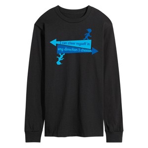 Men's - Dr. Seuss - You Can Steer Yourself Long Sleeve Graphic T-Shirt - 1 of 4