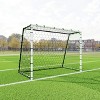 Soccer Goal –  Portable Training Net, Heavy Duty Collapsible Frame with Carry Bag for Backyard/Indoor/Outdoor Use - 2 of 4