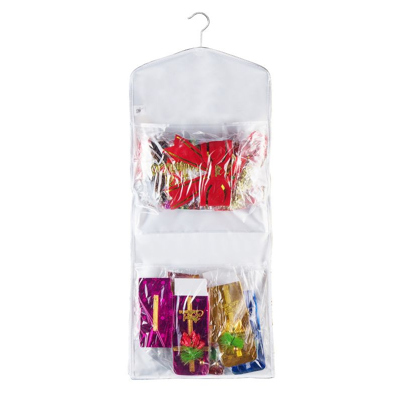 Wrapping Paper Storage Organizers- 2 Pack Dual Sided Hanging Gift Wrap by Elf Stor, 2 of 9