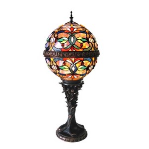 Chloe Lighting Charlize Tiffany-style 1 Light Victorian Table Lamp 11" Shade - 1 of 3