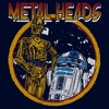 Mens Star Wars Metal Head Rock Droids Lightweight Hoodie - 2 of 4