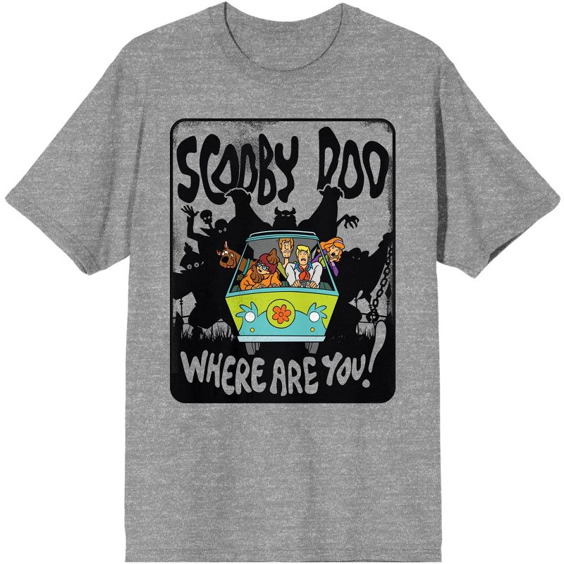 The Scooby Doo Monster Van Heather Gray T-Shirt, 1 of 4