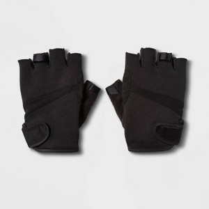 Men's Strength Training Gloves Black - All in Motion™ - 1 of 4