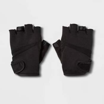 Harbinger Unisex Training Grip Wrist Wrap Weight Lifting Gloves - Large -  Black : Target
