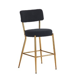 NicBex Set of 2 Bar Stools for Kitchen Island,Modern Counter Bar Stools with Metal base,Bar Chairs for Dining Rooms,Kitchens - 1 of 4
