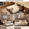 Daybed with Trundle, Twin Daybed with Pop Up Trundle Set, Metal Twin Bed Frame with Steel Slat Support, Sofa BedFrame for Kids/Teens/Adults - 4 of 4