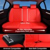 Coverado Car Seat Covers Front and Rear Faux Leather Seat Protector Accessories Universal Fit Most Vehicles - 4 of 4