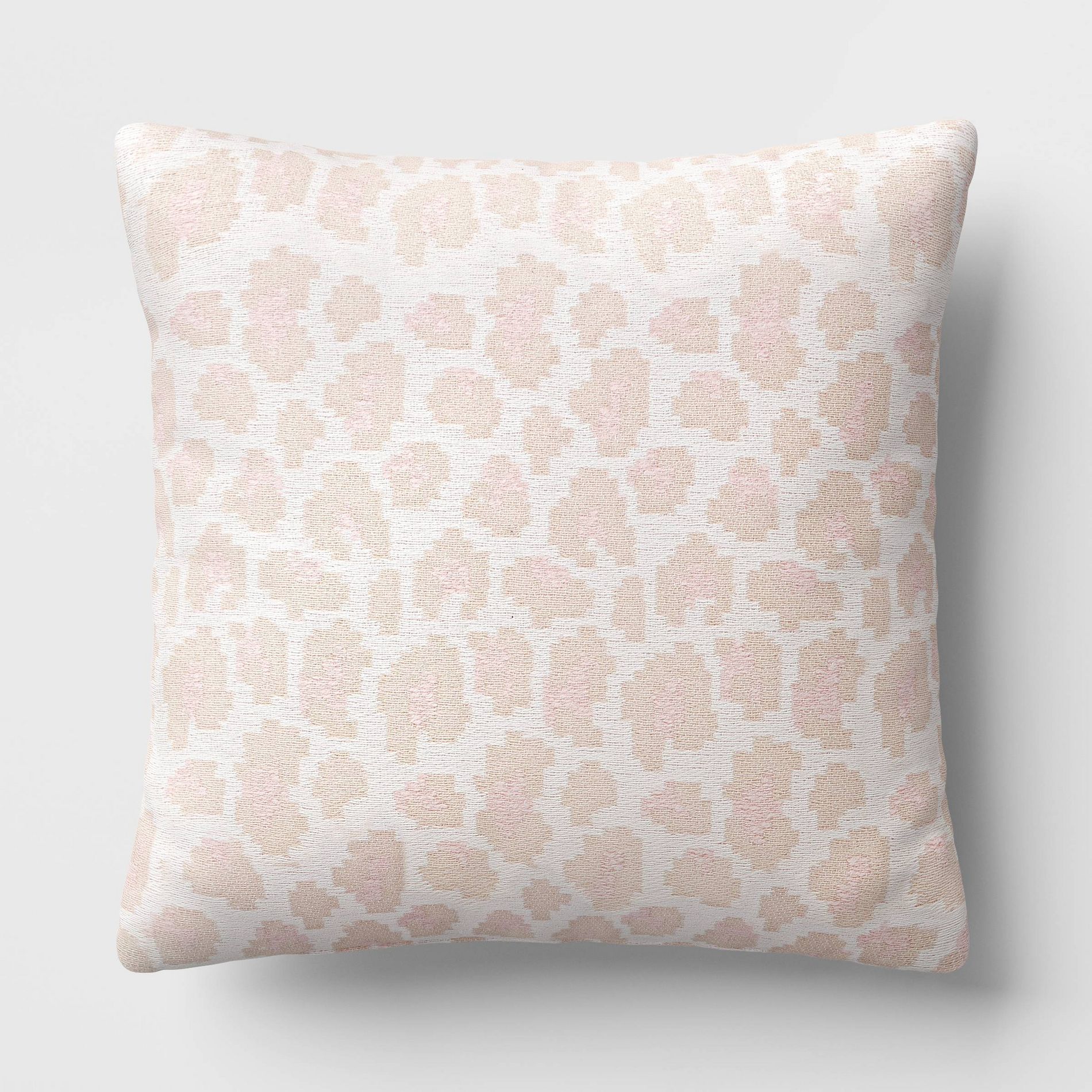 16" x 16" Printed Woven Cotton Throw Pillow Cheetah - Room Essentials™