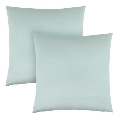 TopComfy Support Pillow Decorative Throw Pillow Set with Satin Finish for Sofa or Bed Use, Light Green, 17"*17"*3"