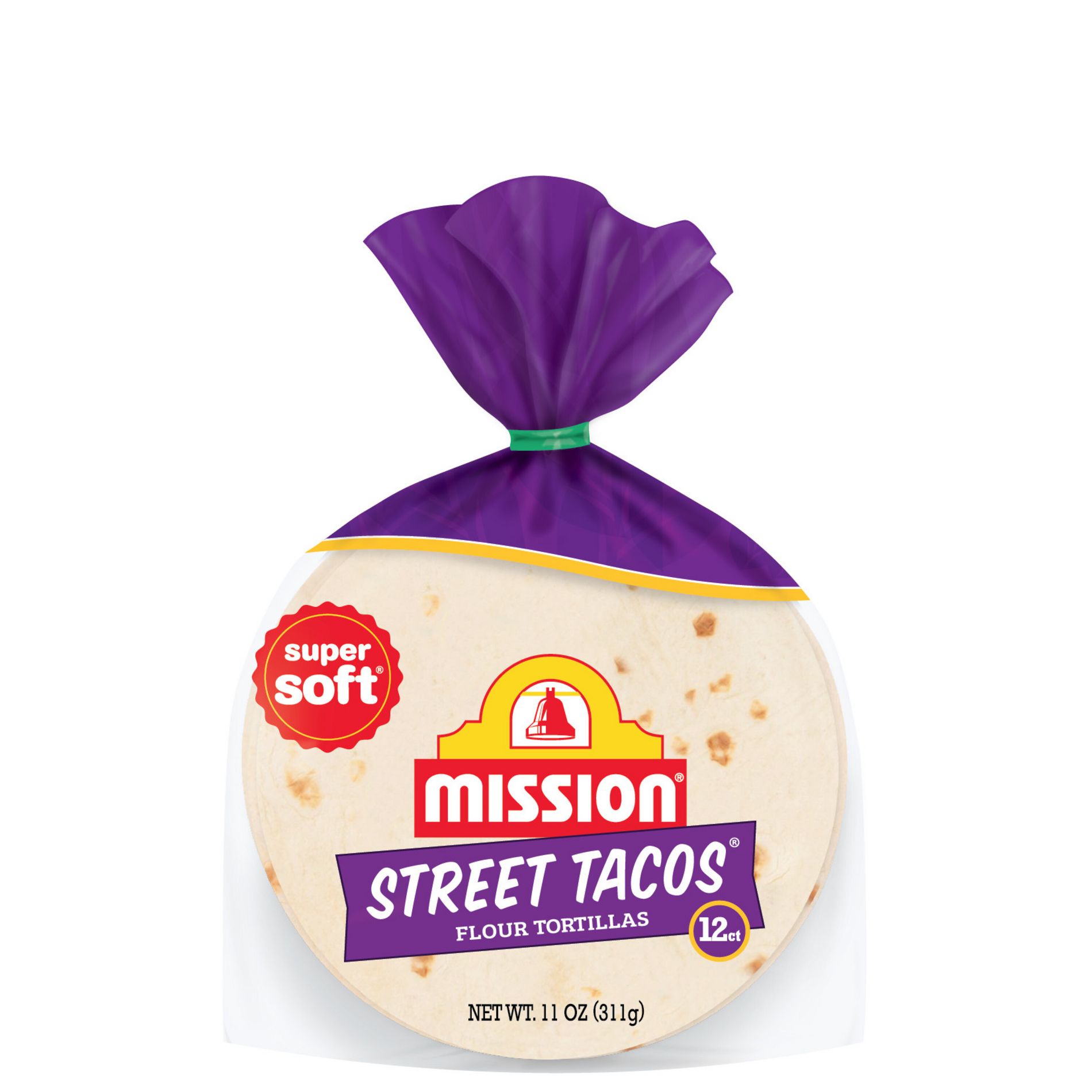 Mission Street Taco Size Super Soft Flour Tortillas - 11oz/12ct