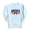 Simply Sage Market America Galaxy Coquette  Garment Dyed Sweatshirt - 2 of 4