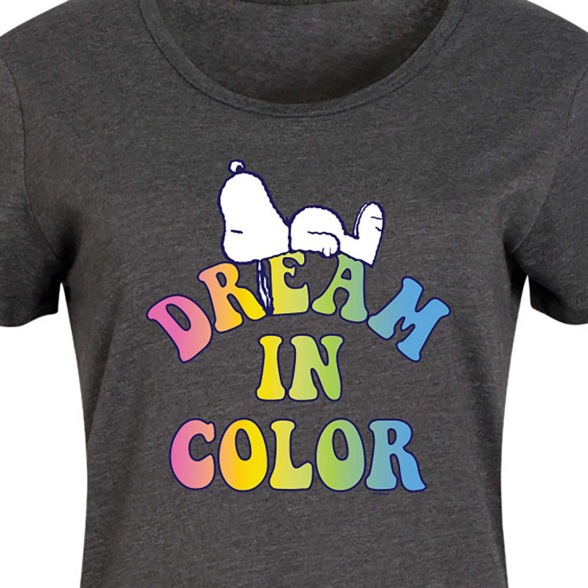 Women's - Peanuts - Dream In Color Graphic T-shirt Dress - thumbnail 8