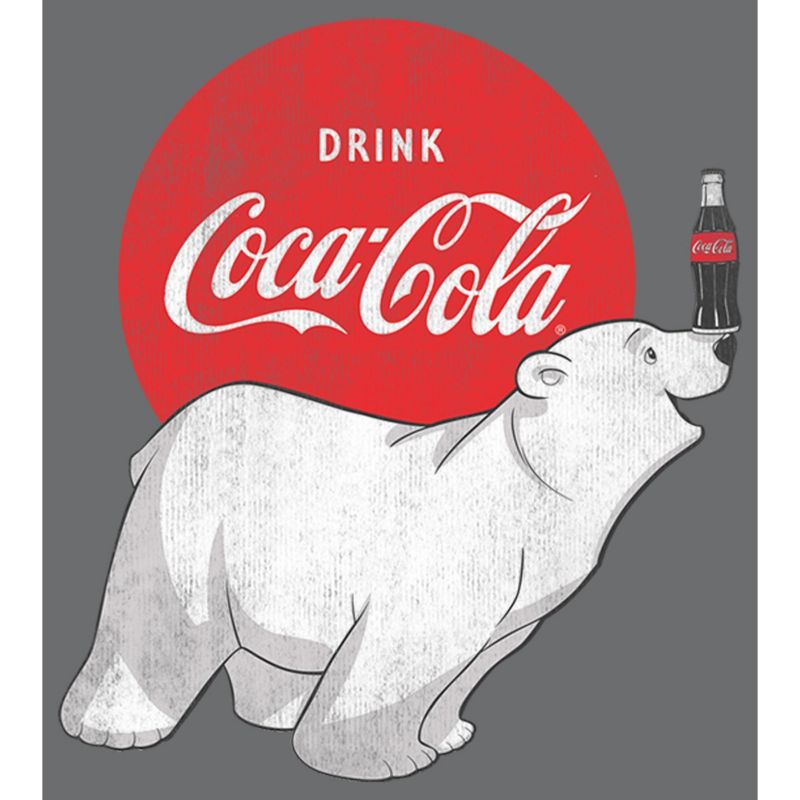 Women's Coca Cola Polar Bear Pull Over Hoodie, 2 of 5