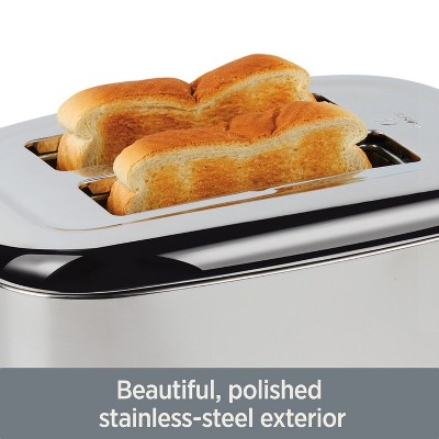 Stainless Steel Digital 2-Slice Toaster with Wide Slots