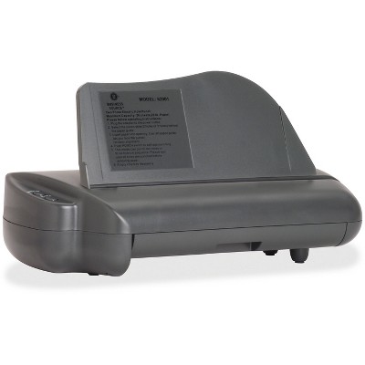 Business Source Electric Adjustable 3-hole Punch - 30 Sheet Capacity - 1/4" Punch Size - Gray