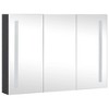 vidaXL LED Bathroom Mirror Cabinet 35 in.x5.5 in.x24.4 in. - 3 of 4