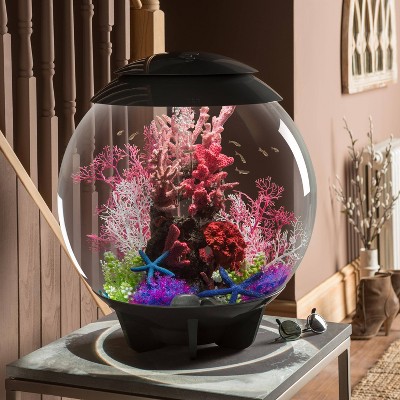Purple and Pink Ceramic Resin Aquarium Flower Ball