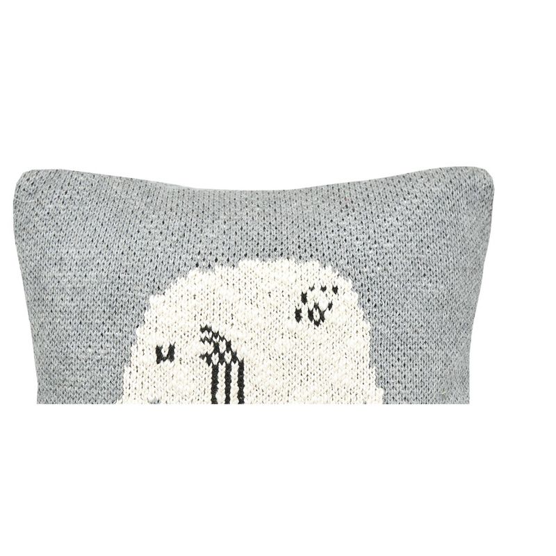 C&F Home 10" x 10" Elephant Knitted Throw Pillow, 2 of 5