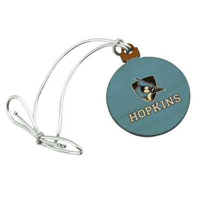 Johns Hopkins University Primary Logo Mini Small Tiny Wood Christmas Tree Holiday Ornament