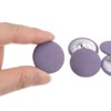 Unique Bargains Suit Dress Blouse Aluminum Fabric Cloth Covered Sewing Buttons 30 Pcs - 4 of 4