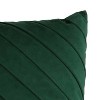 Oversize James Pleated Velvet Throw Pillow - Decor Therapy - image 4 of 4