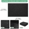 Unique Bargains Waterproof Felt Outdoor Storage Shed Flooring Mat Gray 1 Pc - 3 of 4