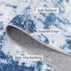 Area Rug Washable Rug for Living Room Bedroom, Distressed Contemporary Modern Abstract Rug Low Pile Carpet - 3 of 4