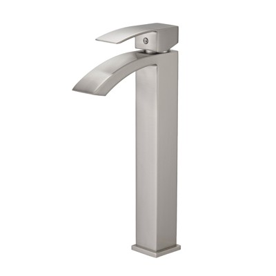 Grungis Single Hole Bathroom Sink Faucet,Single Handle Waterfall Bathroom Faucets for Home Sinks