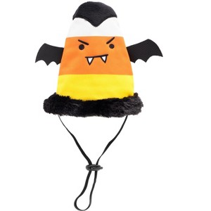 The Worthy Dog Candy Corn Ghouls Party Hat - 1 of 4