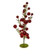 Kurt Adler 21.6-Inch Decorated Green Glittered Tree with Metal Base - 3 of 4