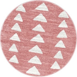 Well Woven Tango Geometric Triangle Stain-resistant Area Rug - 1 of 4