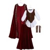 HalloweenCostumes.com Women's Deluxe Red Riding Hood Costume - 2 of 4