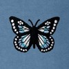 Dalix Butterfly Embroidery Relaxed Crewneck Sweatshirt Soft Fleece Fit Lounge Womens - 2 of 4