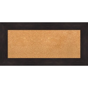 Amanti Art Natural Cork Board Framed Furniture Espresso Bulletin Board 36 in. x 18 in. - 1 of 4