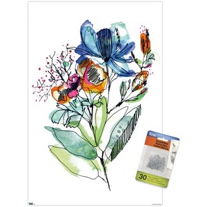Trends International Cayena Blanca - Flowers Unframed Wall Poster Prints - 1 of 4