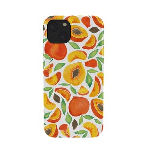 Cat Coquillette Peaches Green Leaves Snap iPhone Case - Society6 - 1 of 1