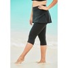 Swim 365 Women's Plus Size Skirted Swim Capri Pant - 4 of 4