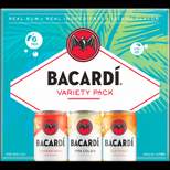 Bacardi Real Rum Cocktail Variety Pack - 6pk/355ml Cans