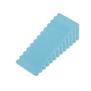 Unique Bargains Door Stop Under-Door Installation Large Wave Edges 3.66"x1.57"x1.1" 1 Pc - 1 of 4