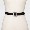 Women's Chunky Center Bar Belt - A New Day™ Black : Target