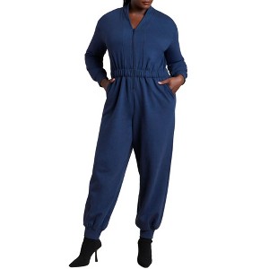 ELOQUII Elements Knit Jumpsuit - 1 of 2