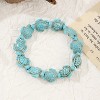 Handmade Genuine Turquoise Hawaiian Sea Turtle Bracelet Sea Turtle - 4 of 4