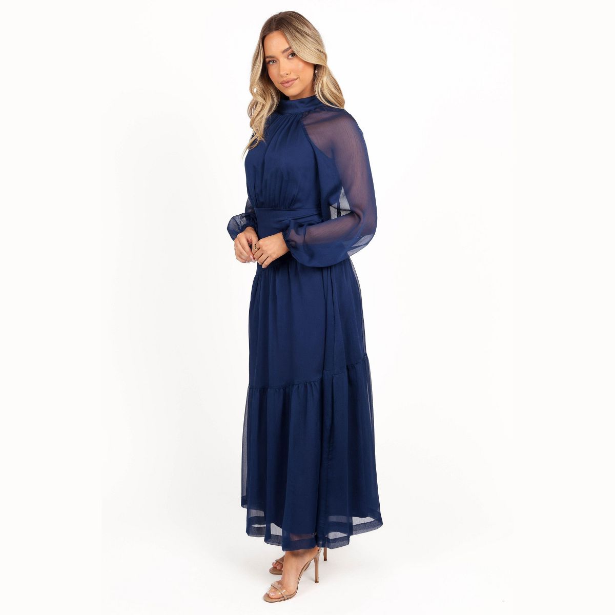 Petal and Pup Julip Sheer Long Sleeve Maxi Dress - thumbnail 3